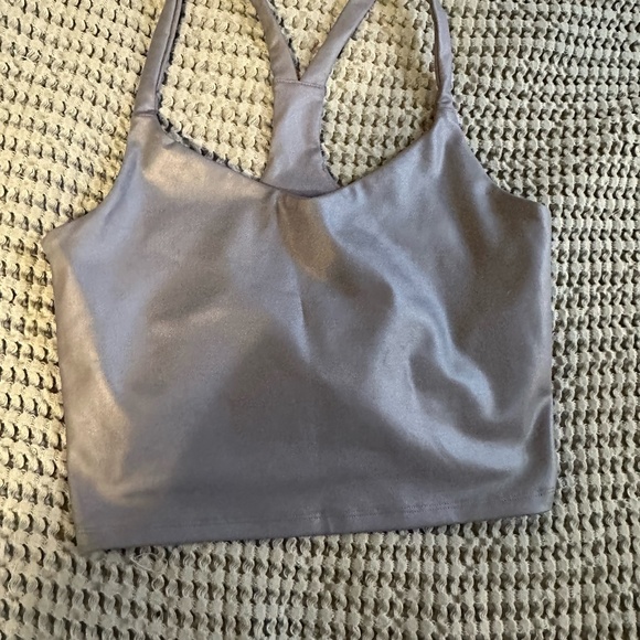 Metallic Racerback Workout top - Picture 1 of 1
